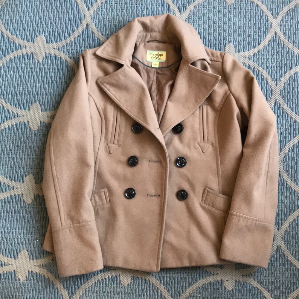 Tan Pea Coat (L)